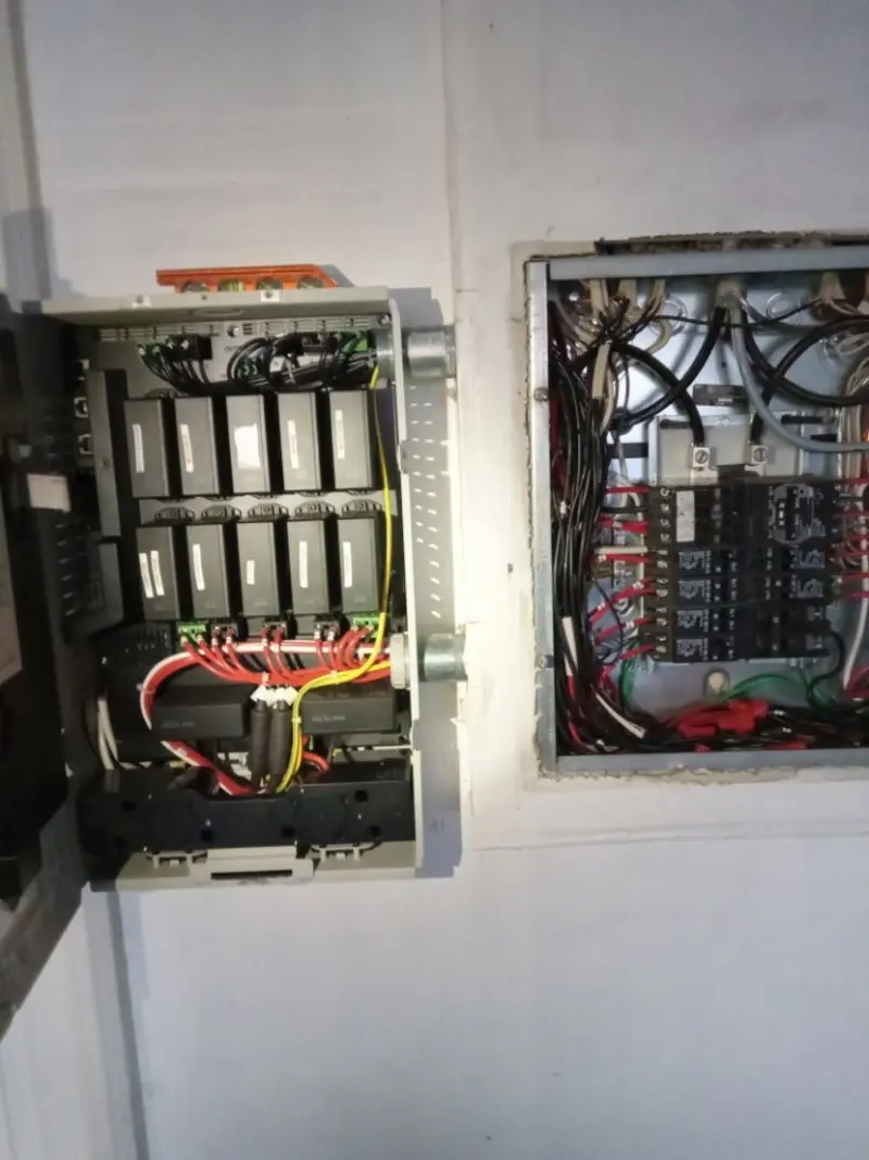 Electrical panel upgrade completed for Indoor Lighting Installation in Smithfield